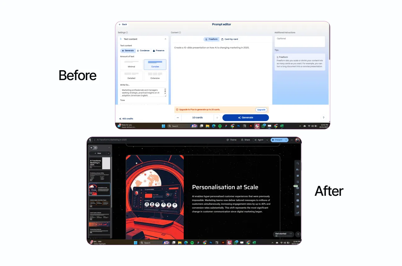How to Make Presentations in Minutes with Gamma. — Tega Adeyemi | Cohorte