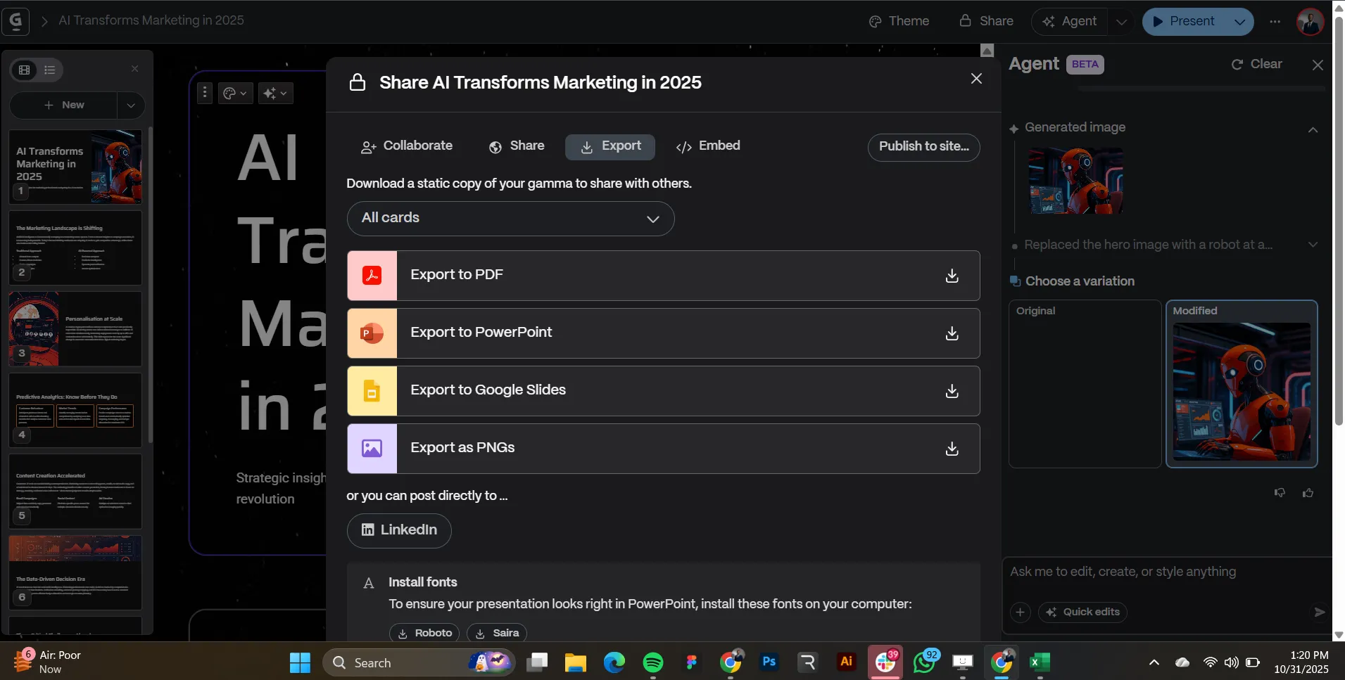 How to Make Presentations in Minutes with Gamma. — Tega Adeyemi | Cohorte