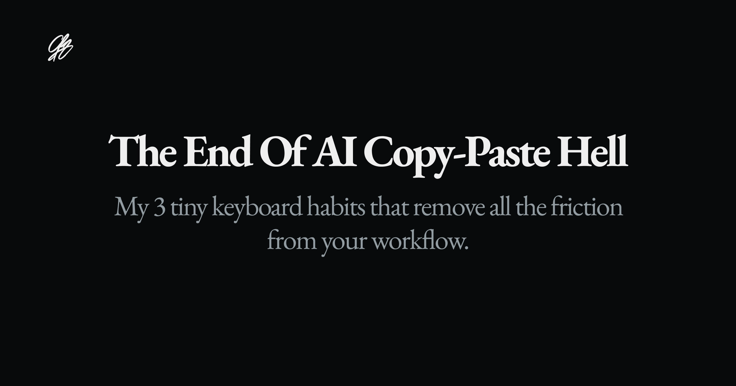 The end of AI copy-paste hell