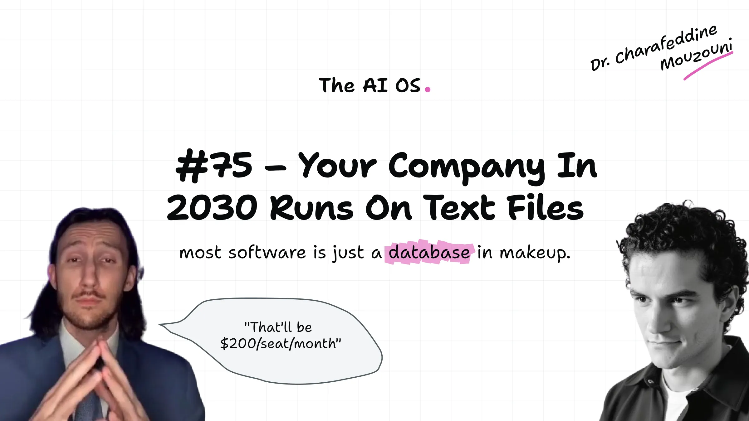 A Company in 2030 Might Run on Text Files